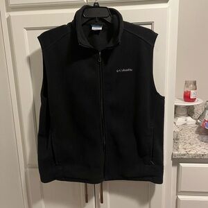 Columbia Black Fleece Vest Men’s XL